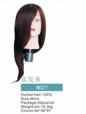 China 100% human hair for salon hairdressing training for sale