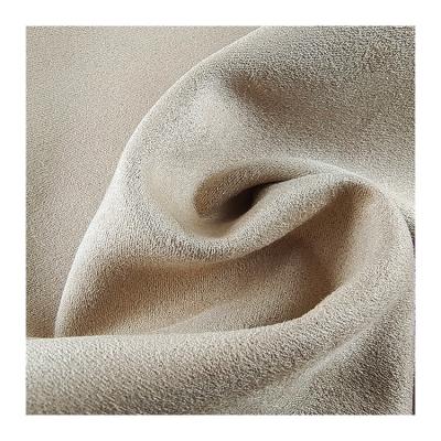 China 2022 Breathable Scuba Ultra Synthetic Spandex Knitted Suede 92% Polyester 8% Suede Fabrics for sale