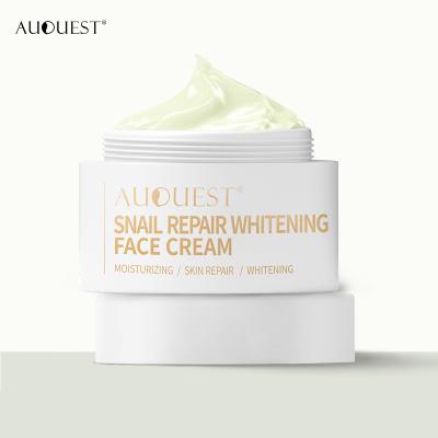 China AUQUEST Acne Skin Care Snail Nourishing Repair Whitening Acne Scar Treatment Face Cream Anti Aging Skin Care for sale