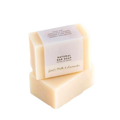 China Free Sample Beauty Foundation Natural Cleansing Soap Moisturizing Whitening Pimples Oil Control Goat Milk Circle Handmade Soap for sale