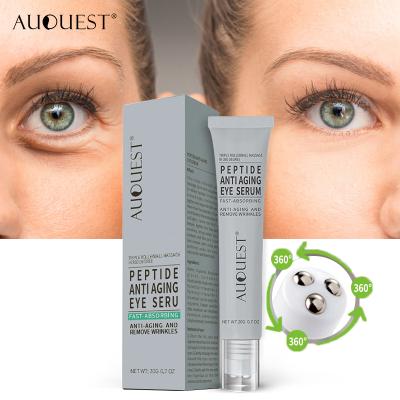 China Bestselling Skin Revitalizer Firming Skin Anti Aging Remove Circle Eye Bag Solution Fade Uneven Tone Peptide Eye Care Serum Dark Face Cream for sale