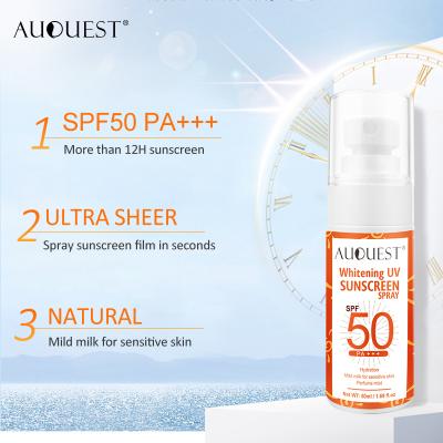 China Wholesale Waterproof Sunscreen SPF50 Sweatproof Sun Screen Lotion Whitening Organic Sunscreen Spray for sale