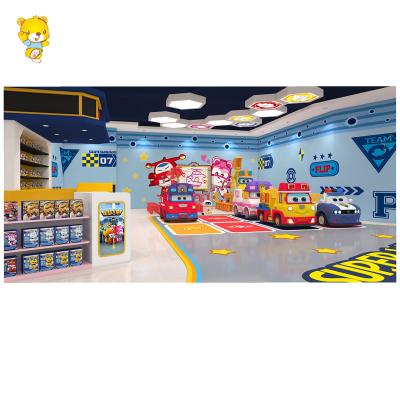 China Indoor City Kid's Traffic City Kid's Driving School Fiberglass City Automobile Shopping Center Traffic Educational City for sale