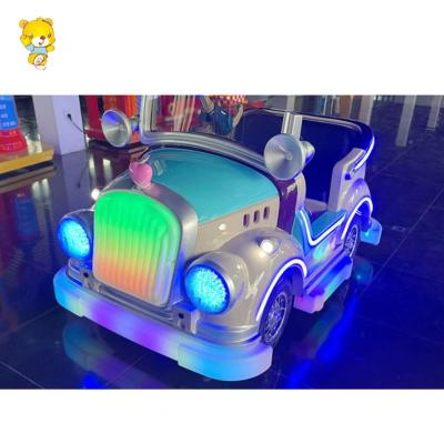 China Classic Fiberglass Battery Operated Kids Radar Alert Fiberglass Mall Car Kid Ride On Indoor Electric Bumper Car for sale