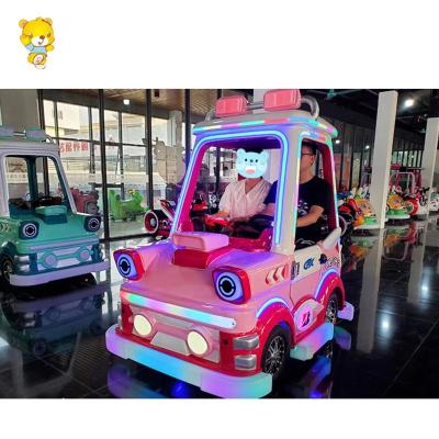 China Cool and Royal Fiberglass Electric Ride Car Kids Fiberglass Mall Child Ride with Roof Bumper Car at Amusement Park for sale