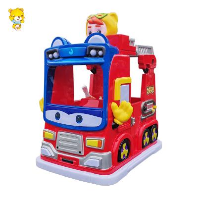 China Shopping Mall Go Go School Bus Series Fire Fighting Auto-Stop Function Battery Kids Ride-on Kids Bumper Car For Park for sale