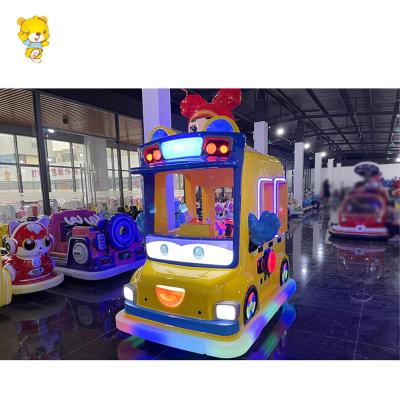 China Shopping Mall Go Go Electric School Bus Series Time Adjustment Battery Operated Electric Bumper Car For Kids Amusement for sale