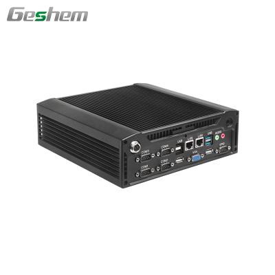 China 6th 7th Fanless LAN Latest Net Box Mini Industrial PC Application Box Industrial PC for Win dows Linux OS for sale