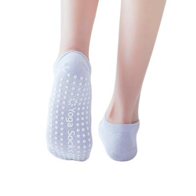 China Sport Wear Silicone Non Slip Pilates Barre Sports Dance Socks Slippers With Grips Breathable Backless Yoga Booties Yoga Shoes for sale