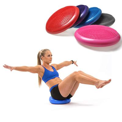 China PVC yoga balance disc balance pad shimmy balance disc massage cushion massage ball for sale