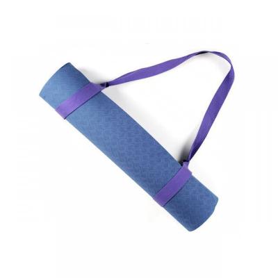 China Elastic Yoga Mat Strap Belt Carry Belt Exercise Stretch Fitness Yoga Strap Sports Easy Adjustable Shoulder Sling for sale