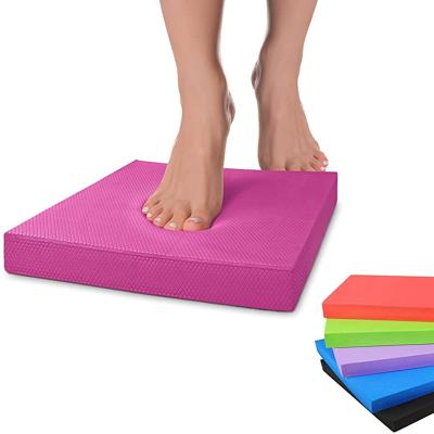 China Thick Yoga Pilates Balance Board Cushion Mat Foam Exercise Pad Balance Board Fitness Yoga Pilate Exercise Soft Pad Balance Band for sale