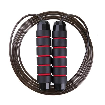 China Custom Logo Pvc Home Workout Pvc+ Steel Wire Pp Handle Adjustable Pvc Skipping Rope Jump Rope for sale