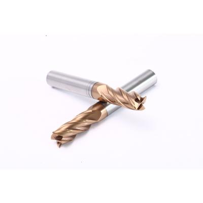 China High Quality Carbide R Angle Cutter Round Knife Corner Radius End Mill 4 Flute Nosed HRC60 for sale