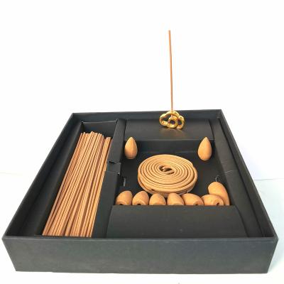 China High Quality Natural Chinese Incense Agarwood Sandalwood Scented Aromatic Gift Set Box Incense Stick for sale