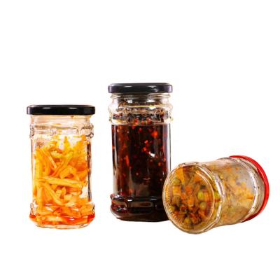 China Freshness Preservation Wholesale Jam Jars Glass Jam Canning High Quality Clear Round Glass Jar for sale