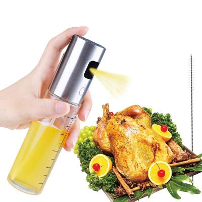 China Wholesale Empty Glass Food BBQ Olive Oil And Vinegar Spray Bottles for sale