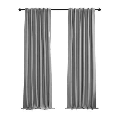 China Blackout Gray Diaphragmation Curtains and Drapes for Bedroom - Room Darkening Curtains Thermal Insulation Noise Deadening Room for Living Room for sale