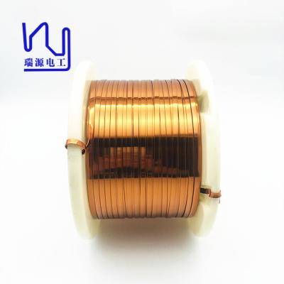 China Transformer 200 / 220 Degree Enameled Flat Copper Wire for sale