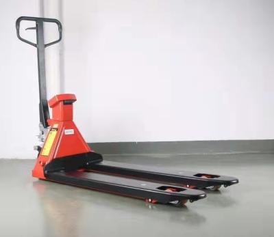 China Nylon/PU/Rubber Manual Hydraulic Hand Pallet Truck 2000kg Pallet Truck With Ladder for sale