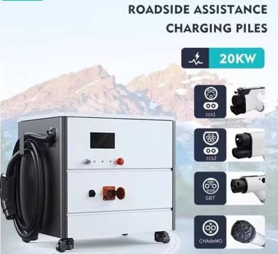 Chine Chargeur de batterie électrique mobile portable IP54 de 20 kW pour le sauvetage en cas d'urgence sur route à vendre