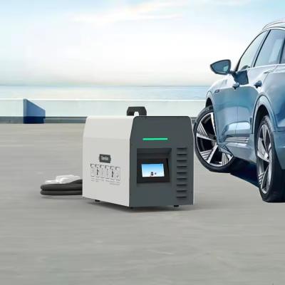 China 11.5kwh LifePo4 Bateria EV Estação de Carregamento Móvel Suporte CCS1 CCS2 GBT 380V à venda