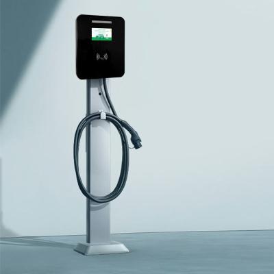 China Electric Vehicle Floor Mounted EV Charger Type 2 7KW 11KW 22KW 32A for sale