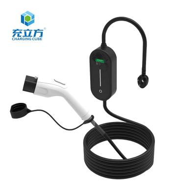 China Mckee EV Black Portable Electric Vehicle Charger Car Electric Vehicle Charging Connector for sale