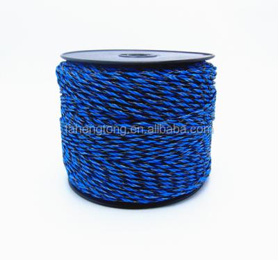 China Farms Electric Fence Poly Wire Rope For Temporary Fence In Pasture And Farm for sale