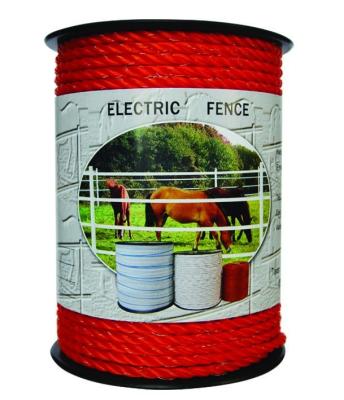 China Electric Fence HDPE Poly Rope Fencing For Livestock for sale