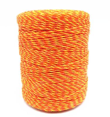 China Hot Selling Easily Assembled And Dismountable Twisted Poly Rope For Electric Fence for sale