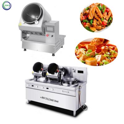 China Commercial Multifunctional Intelligent Electric Nonstick Frying Machine Energy Saving Machine Full Automatic Efficient Industrial Stir Fry Machine Cooking Machine for sale