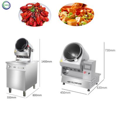 China Fully Automatic Efficient Energy Saving Automatic Wok Cooking Machine Restaurant Equipment Rice Cooking Machine Robot Cooking for sale