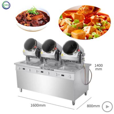 China Fully Automatic Efficient Energy Saving Machine Gas Automatic Cooking Machine Cooking Electric Machinery for sale