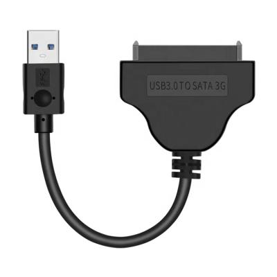 China Plastic External USB 3.0 SATA Hard Drive Adapter Cable SATA To USB Adapter Cable For 2.5 Inch SSD HDD for sale