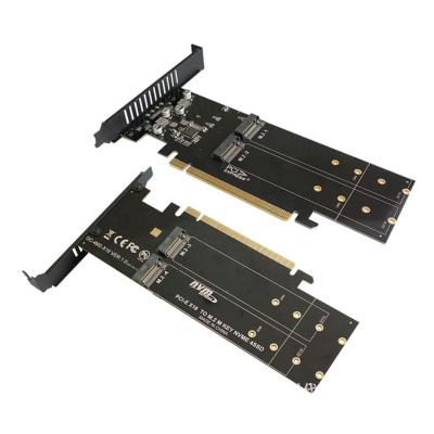 China PCI6 Four-Disk NVME To 4 Nvmem.2 Nvme 10Gbps Pcie To Usbpcie 3.0 X16 Plx8747 4 Expansion Card Pcie To M.2 Nvme SSD M.2 Nvme Port SSD Ngff To Adapter Card by PCIe X4 for sale