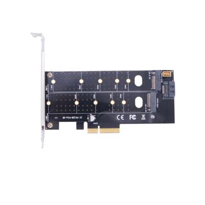 China Ngff Adapter Support Dual Protocol Pcie Extender USB 3.0 Expansion Card Case Pcie/Nvme B M Key M2. Nvme to m2 Sata adapter pcie riser for sale