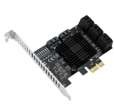 China PCI Express SATA3.0 to sata 3.0 expansion card chip 8 ports USB3.0 PCI Express expansion card 4 ports to pcie x4 pcie to sata 8 adapter pcie to sata 8 for sale