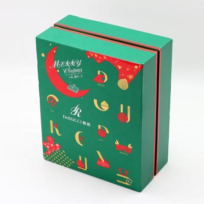 China Recycled Materials Christmas Gifts Box Ornaments Gift Box With 3d Model Lid For Christmas China Christmas Gift Box for sale