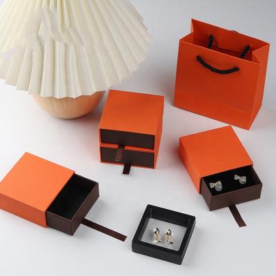 China High Quality Recycled Materials Jewelry Box Paper Craft Luxury Jewelry Box for sale