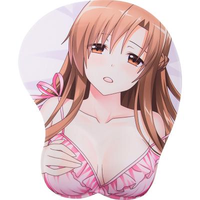 China With Big Breast 3d Wrist Rest OEM 3d Girl Sexy Cartoon Girl Sexy Big Breast Mouse Pad for sale