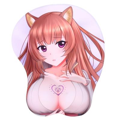 China Protect hand wrist cartoon 3d anime otaku mouse pad custom 3d sexy mouse pad lovely anime mouse pad for sale