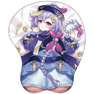 China Protect hand wrist cartoon beauty mousepad color wrist 3d mousepad anime donkey girls sexy pictures mouse pad for sale