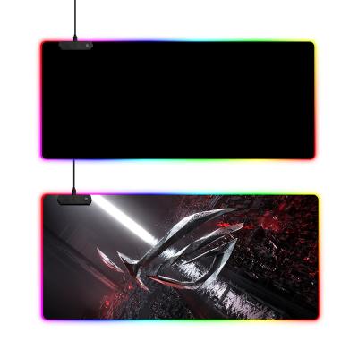 China Water Resistance Manufacturers Supply Custom LED Gaming LED Luminous Mouse Pad 90x40 RGB Rubber Mouse Pad for sale