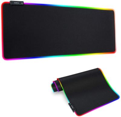 China Large Water Resistance hot customize RGB mouse pad dropshipping service with custom design RGB computer mouse pad for sale