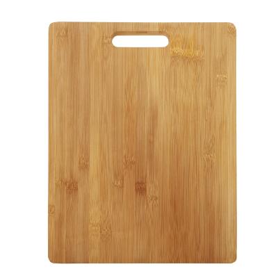 China Sustainable Kitchen multifunctional reversible two-way butcher chopping block acacia walnut wooden bamboo cutting board with handle for sale