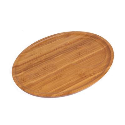 China Sustainable christmas modern trays set serving breakfast dry fruit snack tray serving plate round bamboo serving storage trays and dishes for sale