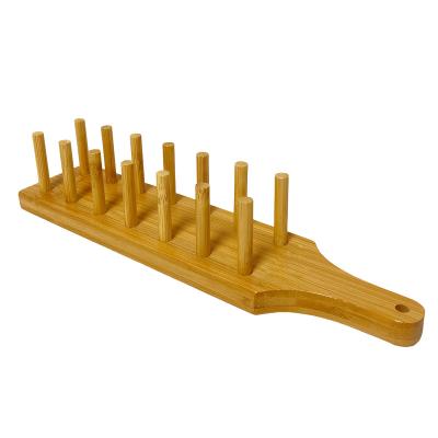 China Kitchen kitchen restaurants pancake rack tray taco plate packaging holder acacia wood bamboo taco holder rack tray stand for sale