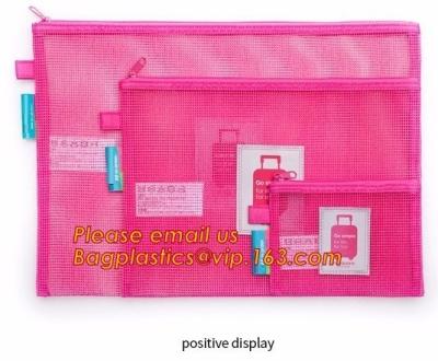 China Pencil case, zipper seal pencil bags, see through mesh grid pencil bag, mesh pouch, mesh pencil bags, mesh pencil case for sale