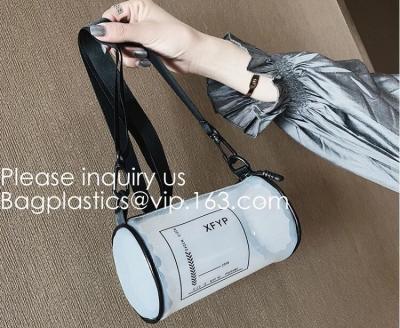 China Tube Bags, Promotional Beautiful Travel Small Cosmetic Pouch Women Clutch Bag PVC Shiny Cosmetic Beauty Makeup Bag for sale